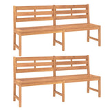 5 Piece Garden Dining Set Solid Wood Teak 3157204