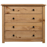 Side Cabinet 80x40x73 cm Pine Panama Range 282658