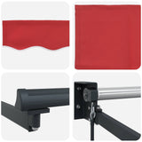 Manual Retractable Awning with LEDs 3 x 2.5 m 3419433