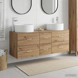 Bathroom Furniture Set 3 pcs Artisan Oak 49.5 x 44.5 x 65.5 cm 3405962