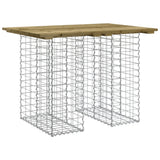 Garden Table Gabion Design 100x70x72 cm Impregnated Wood Pine 834367