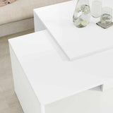 Coffee Table Set 2 pcs White Engineered Wood 8000260