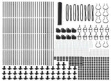 Welded Wire Fence with Concrete Base 100 x 1.2 m 3353733