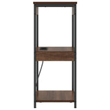 Bedside Cabinet Brown Oak 41 x 31 x 76 cm Engineered Wood 859549