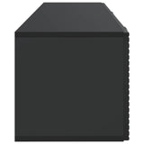 Wall-Mounted TV Cabinet Black 98 x 31 x 30 cm Engineered Wood 898726
