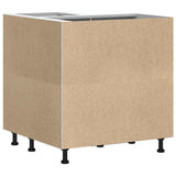 Kitchen Corner Base Cabinet Porto White Engineered Wood 853987