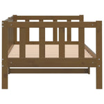 Day Bed without Mattress Honey Brown Solid Wood Pine 90x200cm 806943