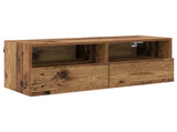 TV Wall Cabinets 2 pcs Old Wood 80 x 30 x 30 cm Engineered Wood 882929