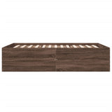 Bed Frame without Mattress Brown Oak 120x200 cm 3280936