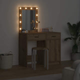 Dressing Table 2 pcs Brown 50 x 41 x 135 cm Engineered wood 3334244