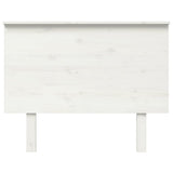 Bed Headboard White 104x6x82.5 cm Solid Wood Pine 819156