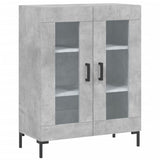 Highboard Concrete Grey 69.5x34x180 cm Engineered Wood 3198277