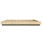 Bed Frame with LED Lights without Mattress Sonoma Oak 180x200cm 3281079