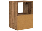 Bedside Table with Drawer 2 pcs Old Wood 30.5 x 27 x 59.5 cm 8000625