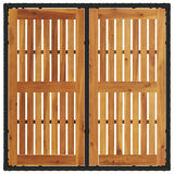 Garden Dining Set 5 pcs Black Poly rattan 3334902