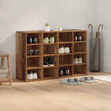 Shoe Cabinet Old Wood 103 x 30 x 67 cm Engineered Wood 875218