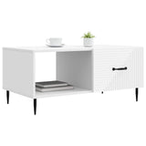 Coffee Table White 90 x 50 x 40 cm Engineered Wood 894955