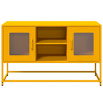 ZNTS TV Cabinet Mustard Yellow 100.5x39x60.5 cm Steel 853383