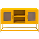 ZNTS TV Cabinet Mustard Yellow 100.5x39x60.5 cm Steel 853383