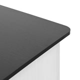 Trade Show Counter Black and White 80 x 40 x 93 cm 42046606