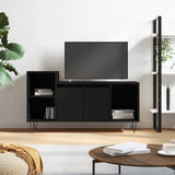 TV Cabinet Black 100x35x55 cm Engineered Wood 831317