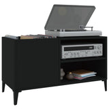 Record Cabinet Black Engineered wood, metal Medium Record Cabinet 831950