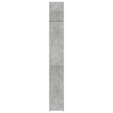 Slim Storage Cabinet Concrete Grey 30x42.5x225 cm Engineered Wood 3281262