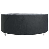 Furniture Cover Black 244 x 244 x 105 cm 420D Oxford Fabric 4106027