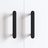 Cabinet Handle 474 pcs Black 121 x 16.6 x 28.3 mm Iron 864729