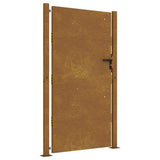 Garden Gate 100x175 cm Corten Steel 153266
