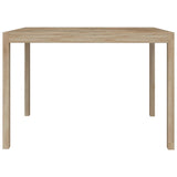 Dining Table 110x70x75 cm Solid Wood Acacia 345081