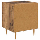 Bedside Cabinet with Drawer 2 pcs Old Wood 40 x 35 x 47.5 cm 881996