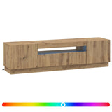 LED TV Cabinet Artisan Oak Engineered Wood 897354