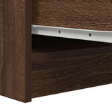 Sideboard Brown Oak 29.5x34x76 cm Engineered Wood 861640