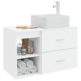 Bathroom Furniture Set 2 pcs White Engineered Wood 3403880
