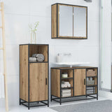Bathroom Furniture Set 3 pcs Artisan Oak Engineered Wood 3402418
