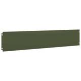 Lawn Edgings 10 pcs Olive Green 20x103 cm Cold-rolled Steel 860157
