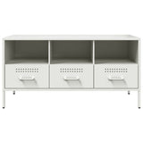TV Cabinet White 100.5x39x50.5 cm Steel 843041