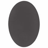 Area Rugs Oval HUARTE Anthracite 160 x 230 cm 100% Polyester 4103611