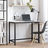 Table White 100 x 50 x 77 cm Engineered Wood and Steel 873793