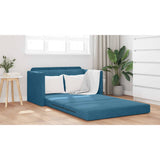 Sofa Bed Blue 124 x 204 x 61 cm Velvet 4106701
