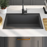 Handmade Kitchen Sink Black Stainless Steel 51515