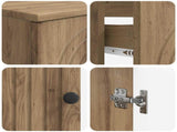 2 Piece Bathroom Cabinet Set ALKMAAR Artisan Oak 3417998