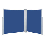 Retractable Side Awning Blue 160x600 cm 317998