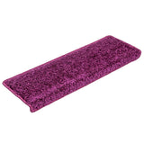 Stair Mats 20 pcs 65x21x4 cm Violet Rectangular Edge 3365856