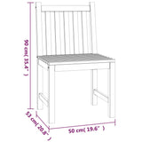 3 Piece Garden Dining Set Solid Wood Teak 3157144