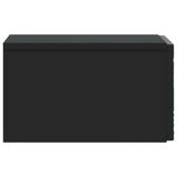 Wall-Mounted Bedside Cabinet 2 pcs Black 49 x 34.5 x 20 cm 898788