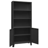 Industrial Bookshelf Anthracite 80x32x180 cm Steel 339633