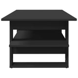 Coffee Table Black 102x55x42 cm Engineered Wood 823262