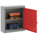 Tool Cabinet with Shelf Red and Grey 50 x 20 x 55 cm Steel 4103470